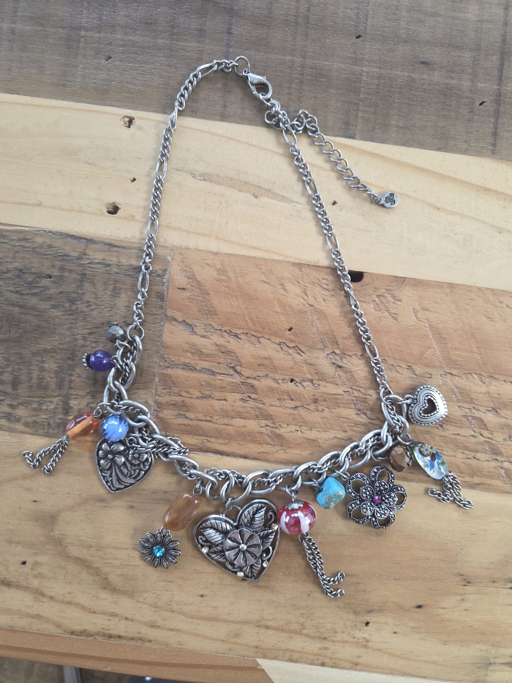 Premier Designs Vintage Charm Necklace Western Whimsigoth Eclectic 1990s 2000s